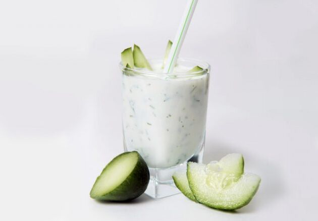 Dietë me kastravec-kefir