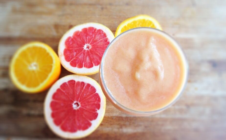 smoothie grejpfrut dhe portokalli për humbje peshe