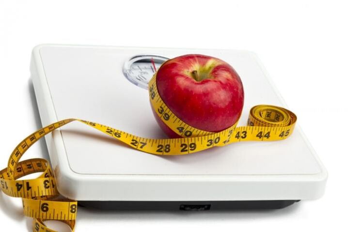 mollë për humbje peshe në një dietë proteinike